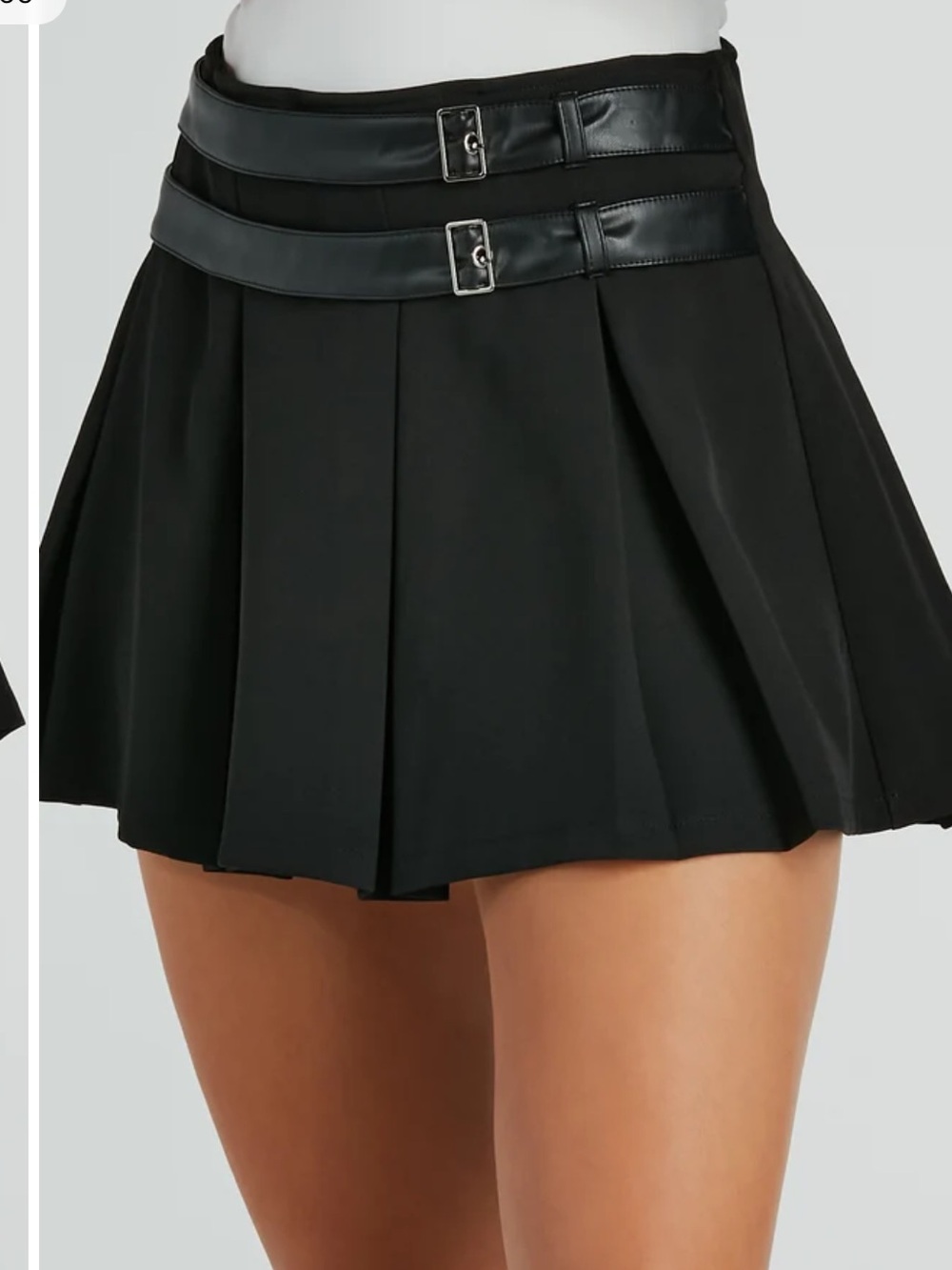 Windsor Pleated Mini Skirt